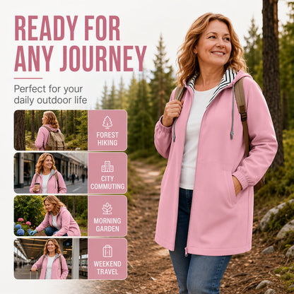 Women's Casual Waterproof Hooded Jacket