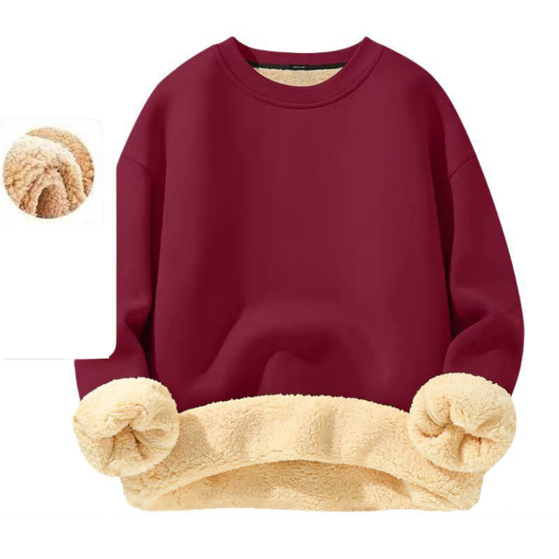 🔥 Fleece Warmth, Easy Everyday Fit | Men's Crewneck Sweatshirt