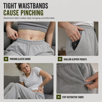 ✨👖Women's Vintage Washed Wide-Leg Sweatpants✨