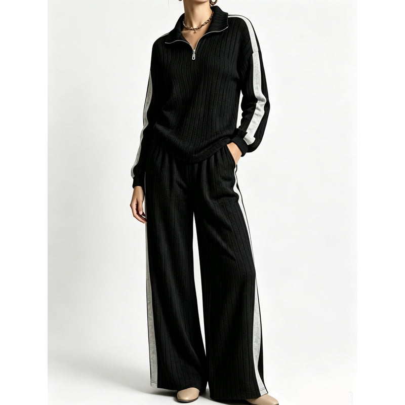 👗✨Women’s Casual Sweatshirt and Wide-Leg Pants✨