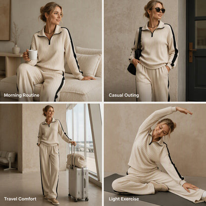 👗✨Women’s Casual Sweatshirt and Wide-Leg Pants✨