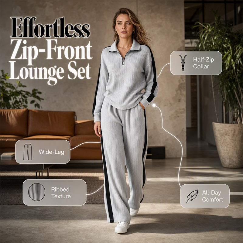 👗✨Women’s Casual Sweatshirt and Wide-Leg Pants✨