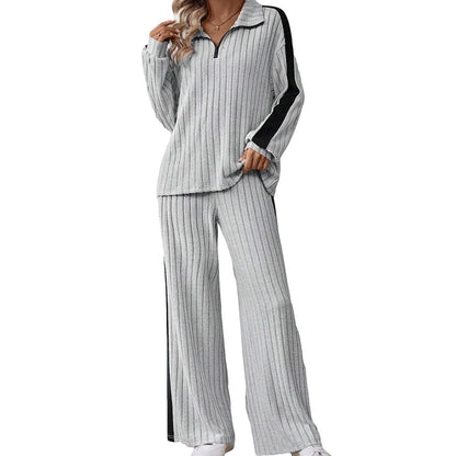 👗✨Women’s Casual Sweatshirt and Wide-Leg Pants✨