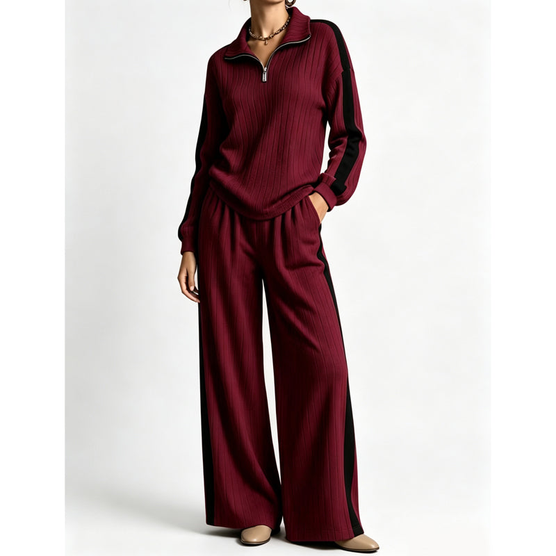 👗✨Women’s Casual Sweatshirt and Wide-Leg Pants✨