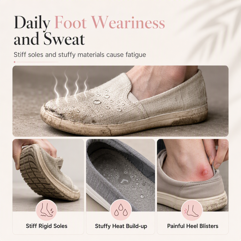 Women's Breathable Hollow Out Slip-On Shoes