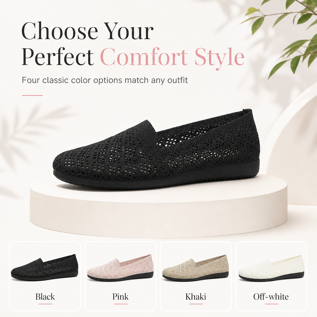 Women's Breathable Hollow Out Slip-On Shoes