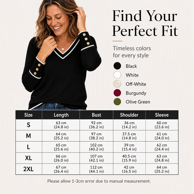✨ Easy Everyday Comfort | Women's Relaxed Button-Front Long-Sleeve Blouse