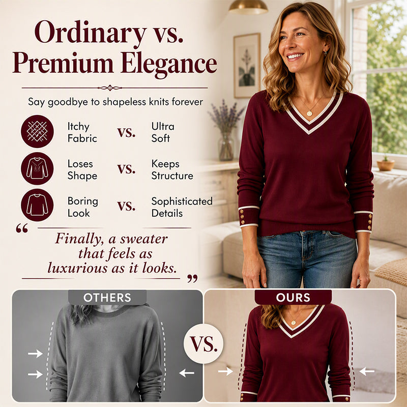 ✨ Easy Everyday Comfort | Women's Relaxed Button-Front Long-Sleeve Blouse