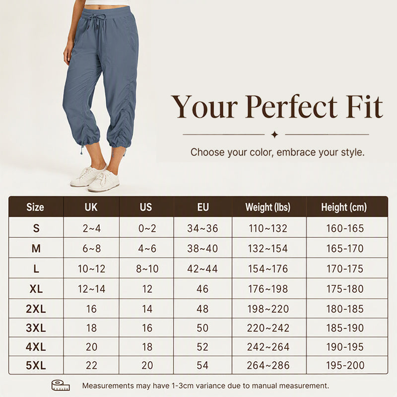 Women's Lightweight Quick-Dry Cropped Pants