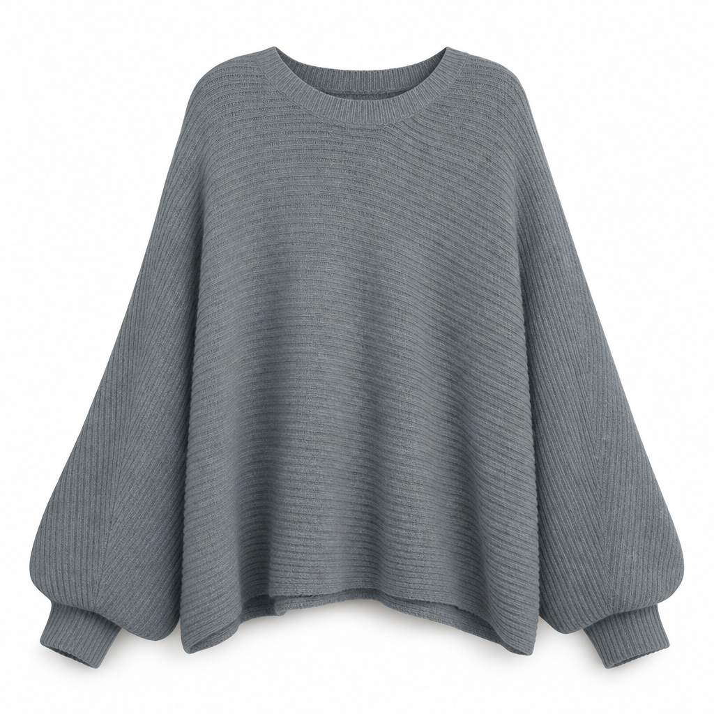 🧶 Flattering Drape, Easy Movement | Women's Batwing Knit Pullover