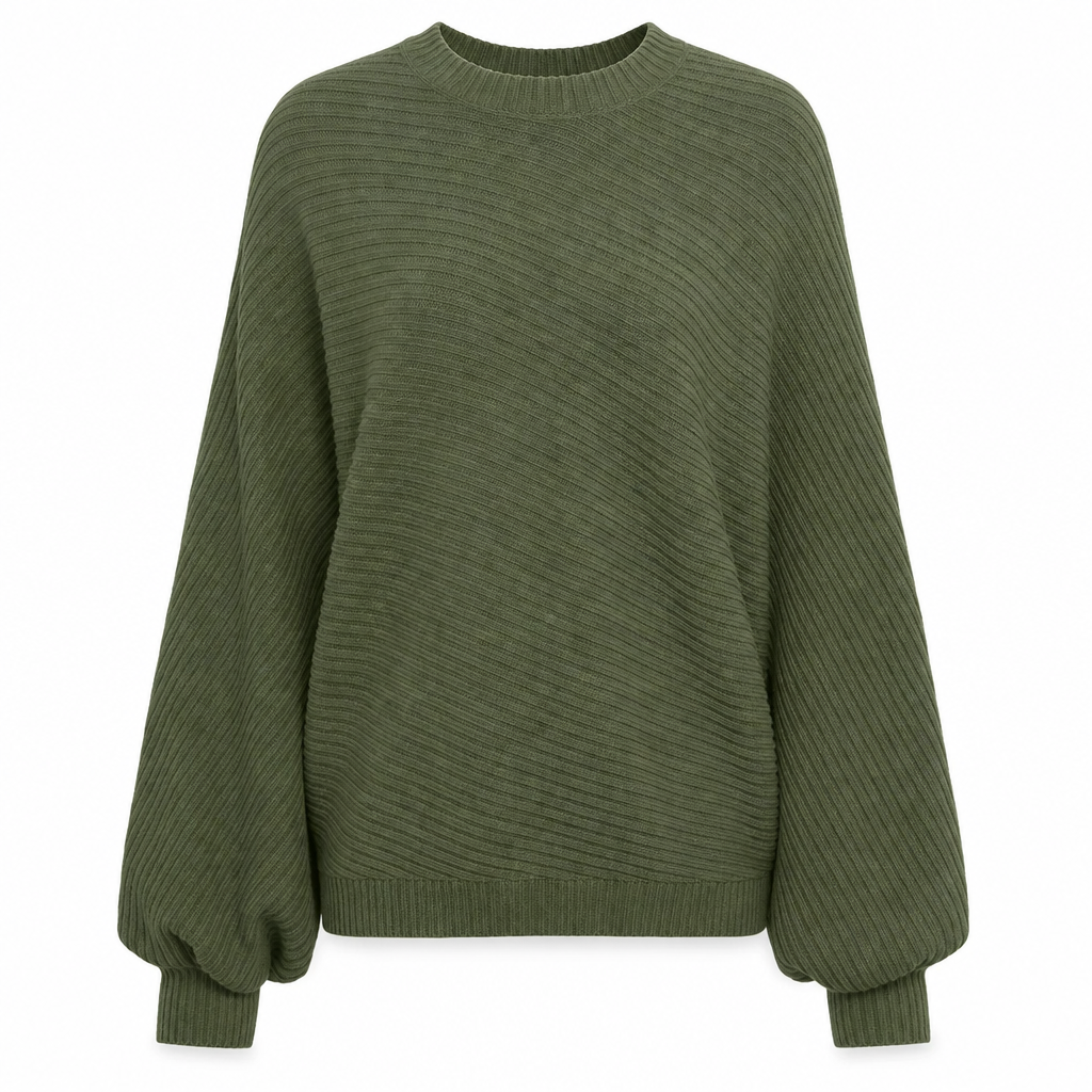🧶 Flattering Drape, Easy Movement | Women's Batwing Knit Pullover