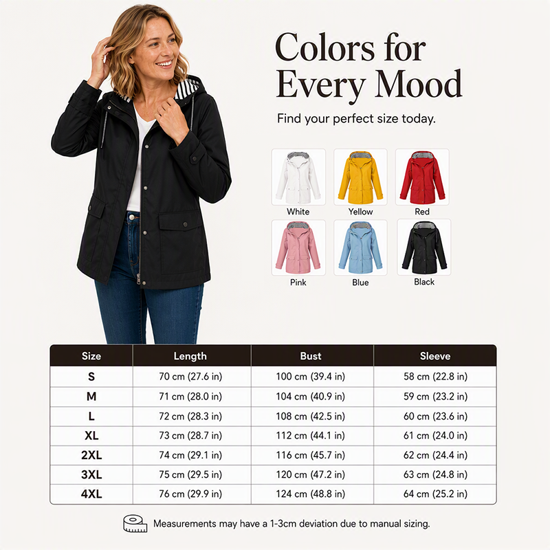 Women's Outdoor Waterproof Windproof Jacket