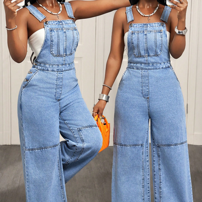 Flattering Denim Jumpsuit