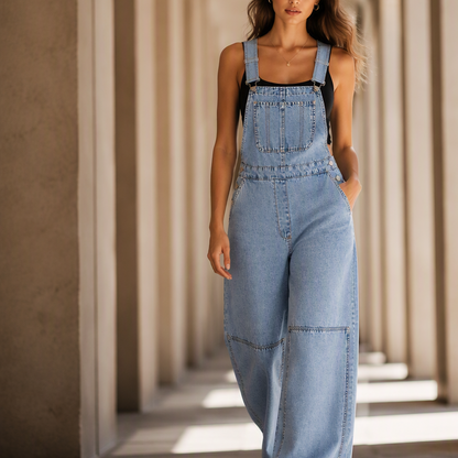 Flattering Denim Jumpsuit