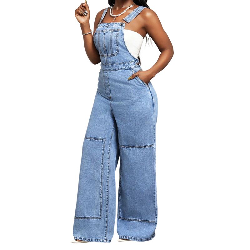 Flattering Denim Jumpsuit