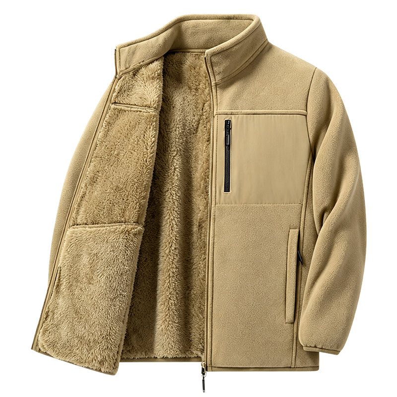 Unisex Heavyweight Fleece Full Zip Up Jacket