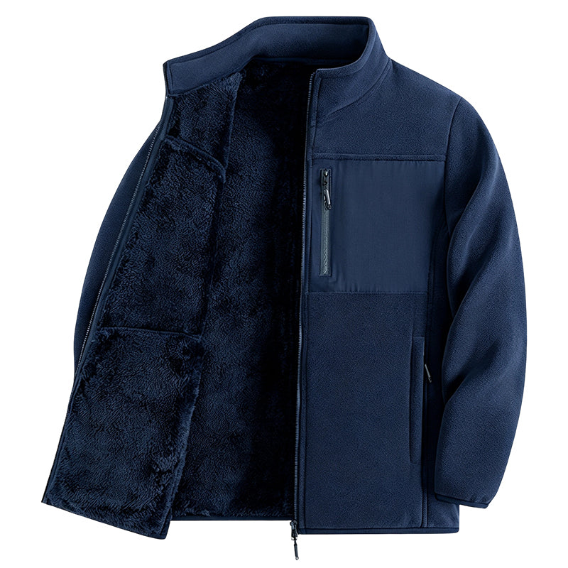 Unisex Heavyweight Fleece Full Zip Up Jacket