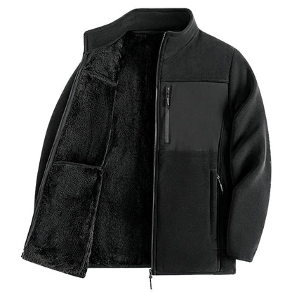 Unisex Heavyweight Fleece Full Zip Up Jacket
