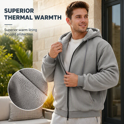 Men's Pineapple Grid Hooded Jacket