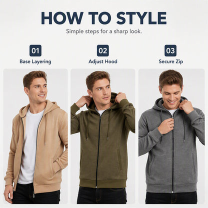 Men's Pineapple Grid Hooded Jacket