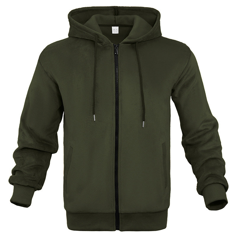 Men's Pineapple Grid Hooded Jacket