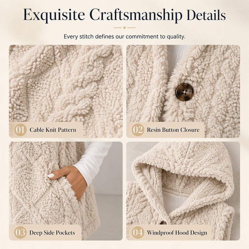 Women’s Cozy Warmth Hooded Vest