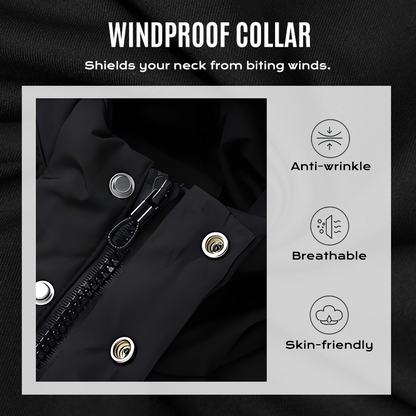 Men's Mid-Length Hooded Puffer Jacket
