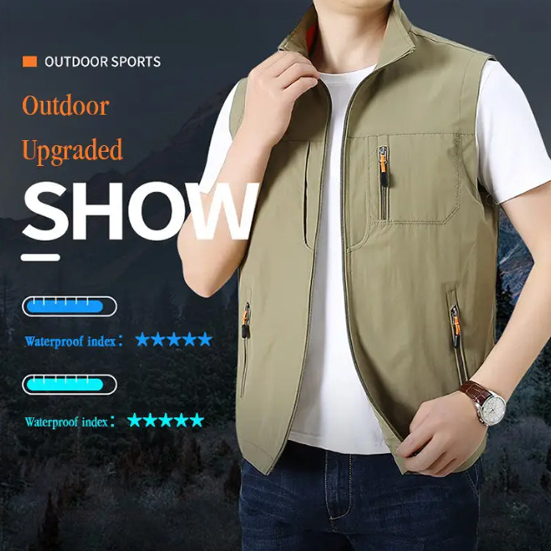 Men's Outdoor Multi-pocket Quick-Drying Vest
