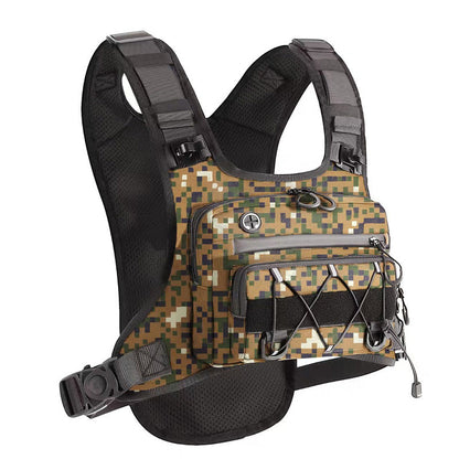 Chest Bag Hydration Ready Cycling Vest Pack for Men