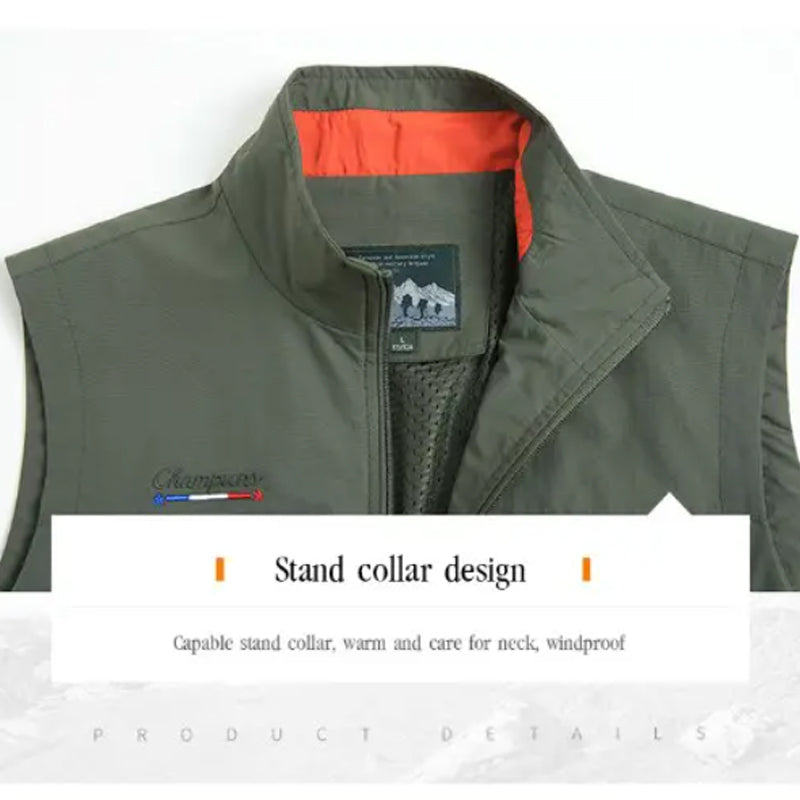 Men's Outdoor Multi-pocket Quick-Drying Vest