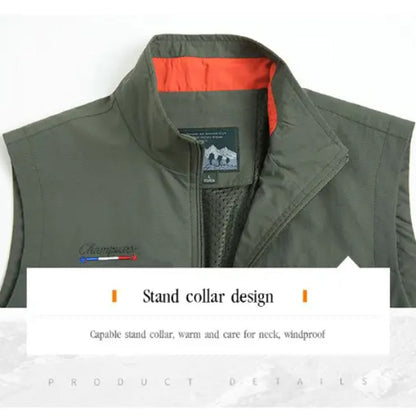Men's Outdoor Multi-pocket Quick-Drying Vest