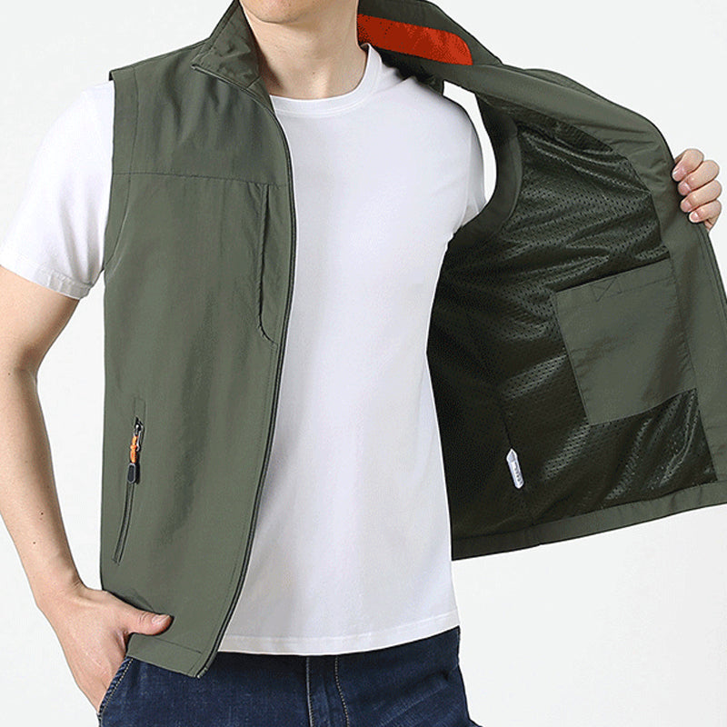 Men's Outdoor Multi-pocket Quick-Drying Vest