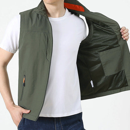 Men's Outdoor Multi-pocket Quick-Drying Vest
