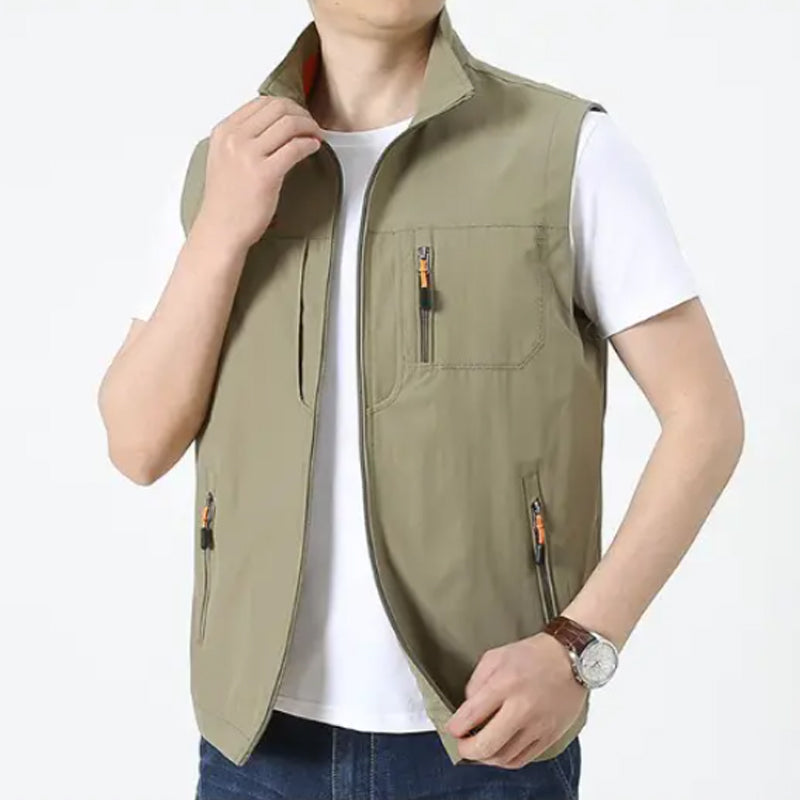 Men's Outdoor Multi-pocket Quick-Drying Vest