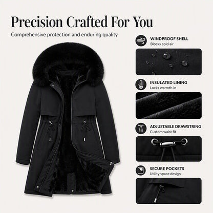 Women's Mid-Length Winter Warm Jacket