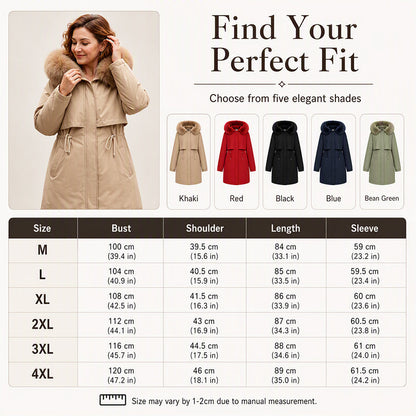 Women's Mid-Length Winter Warm Jacket