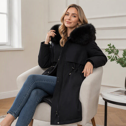 Women's Mid-Length Winter Warm Jacket