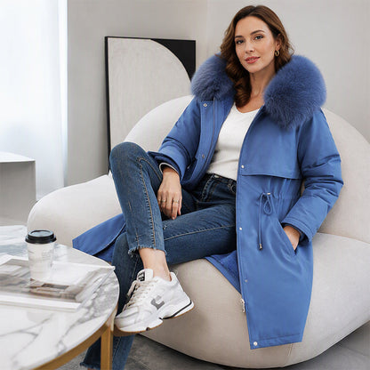 Women's Mid-Length Winter Warm Jacket