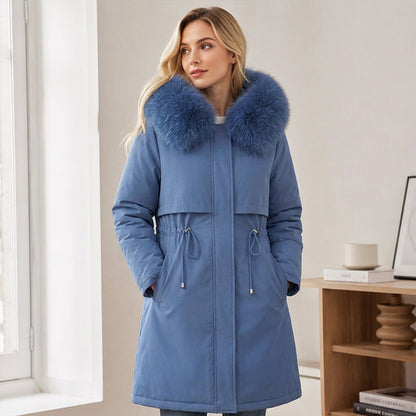 Women's Mid-Length Winter Warm Jacket