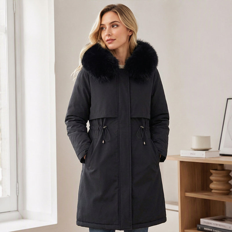 Women's Mid-Length Winter Warm Jacket