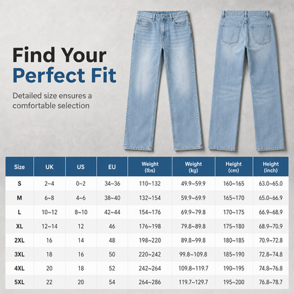 Men's Classic Straight Leg Jeans