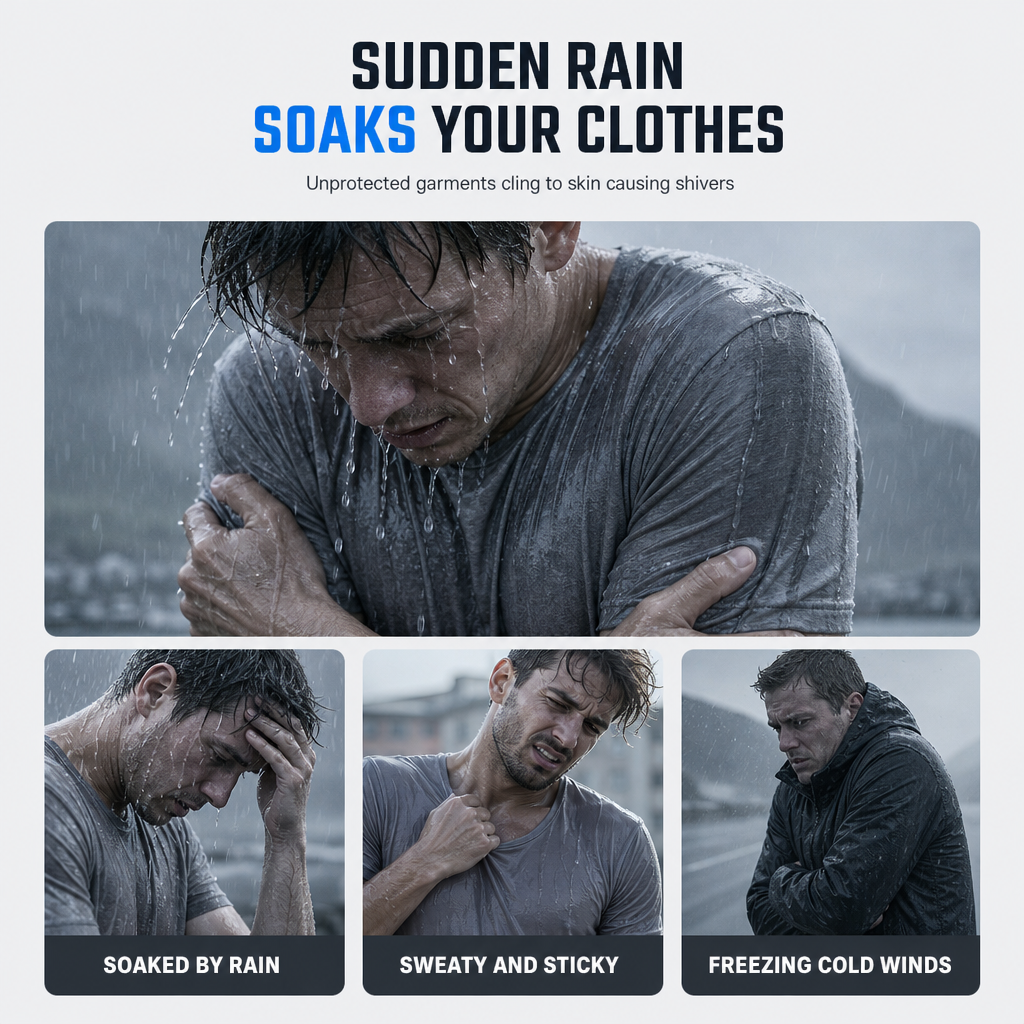 🌧️ Weather-Ready Protection, Easy Movement | Unisex Hooded Softshell Jacket ⚡