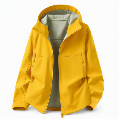 🌧️ Weather-Ready Protection, Easy Movement | Unisex Hooded Softshell Jacket ⚡