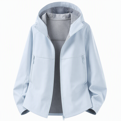 🌧️ Weather-Ready Protection, Easy Movement | Unisex Hooded Softshell Jacket ⚡