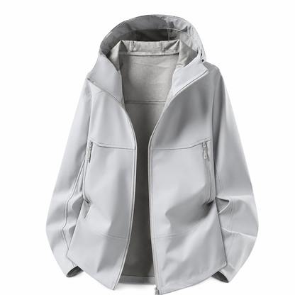 🌧️ Weather-Ready Protection, Easy Movement | Unisex Hooded Softshell Jacket ⚡