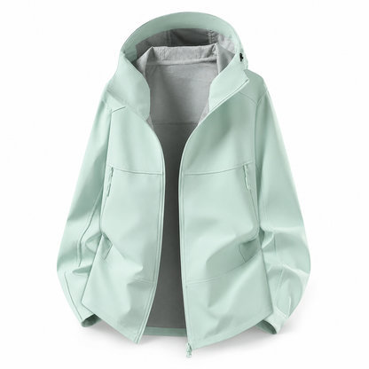 🌧️ Weather-Ready Protection, Easy Movement | Unisex Hooded Softshell Jacket ⚡