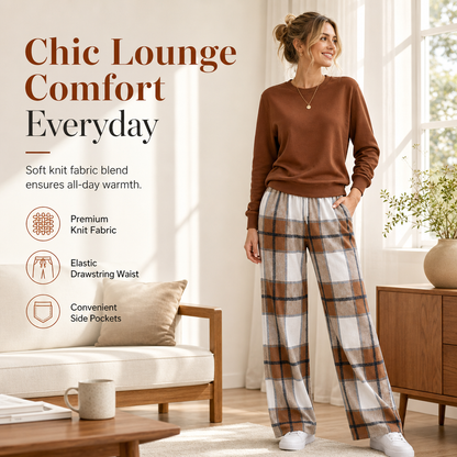 ☁️ Relaxed Comfort, Flattering Wide-Leg Style | Women's 2-Piece Set ⚡