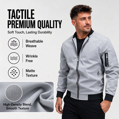 🧥 Clean Bomber Style, Easy Everyday Layering | Men's Outdoor Jacket