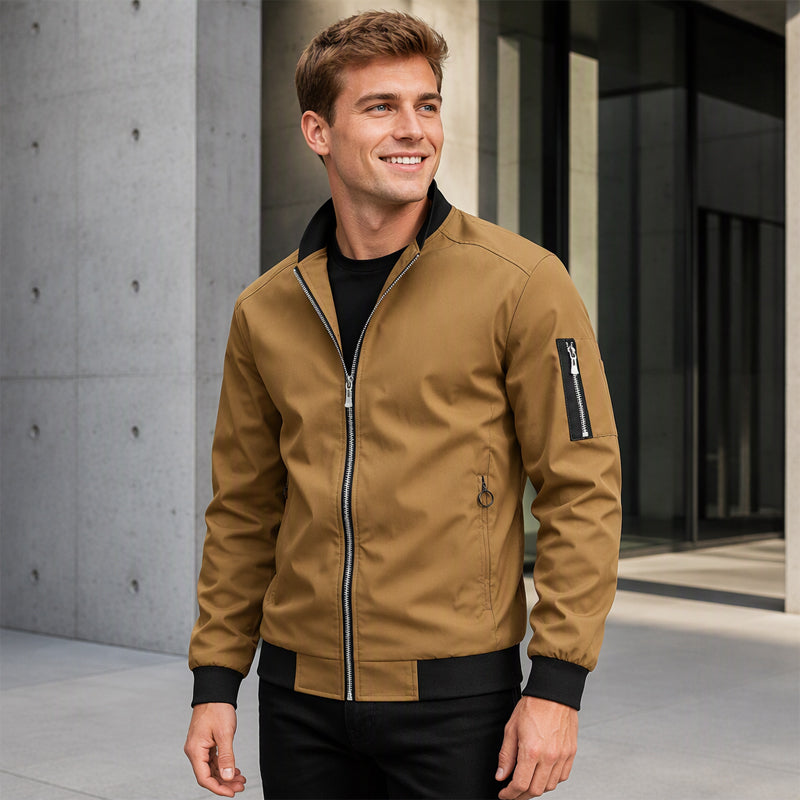 🧥 Clean Bomber Style, Easy Everyday Layering | Men's Outdoor Jacket