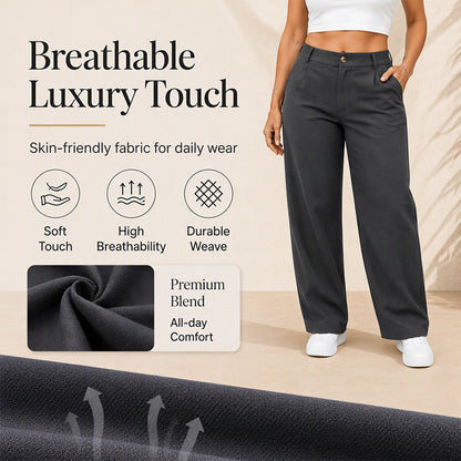 👖 High-Waist Polish, Flattering Straight-Leg Fit | Women's Dress Pants